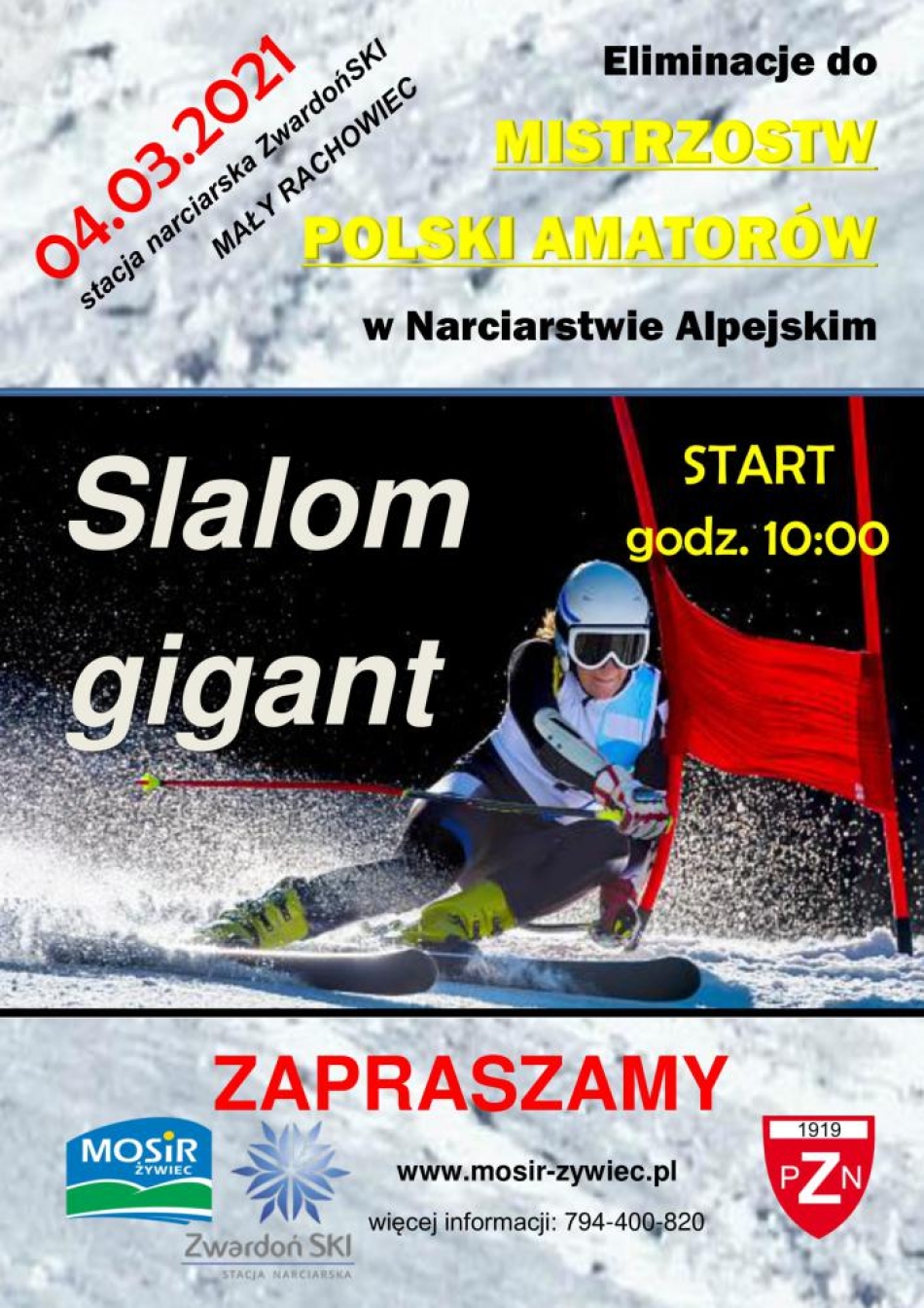 04.03.2021 r. Eliminacje do Mistrzostw Polski  Amatorów w Narciarstwie Alpejskim