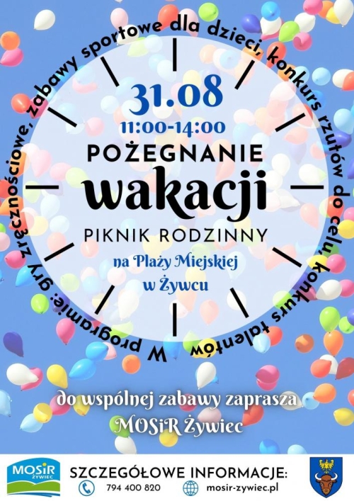 Piknik rodzinny Pożegnanie wakacji