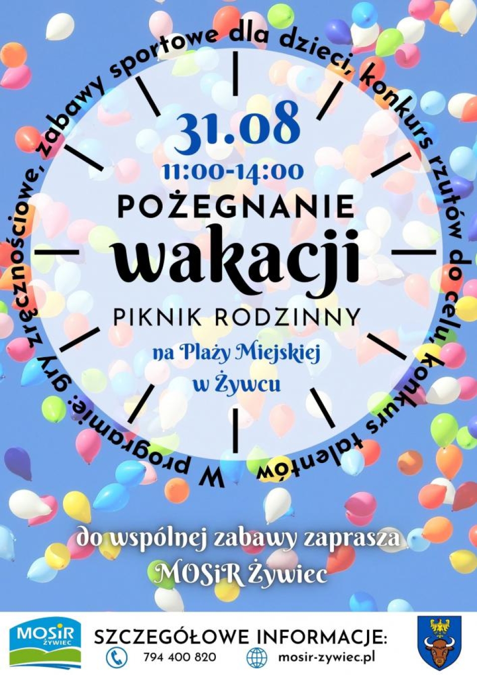 Piknik rodzinny Pożegnanie wakacji