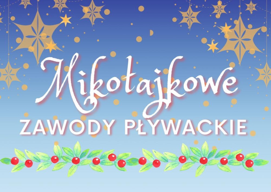 3.12.2022 Mikołajkowe Zawody Pływackie