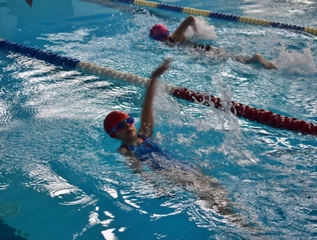 Zawody Pływackie - Ferie z MOSiRem 2023 - zdjęcie 13