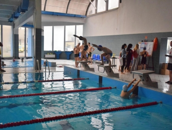 Zawody Pływackie - Ferie z MOSiRem 2023 - zdjęcie 65