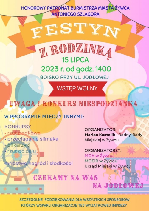 Festyn z Rodzinką 15.07.2023
