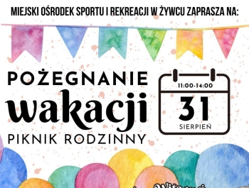 Plakat Pożegnanie Wakacji 2023