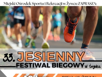 Plakat Jesiennego Festiwalu Biegowego