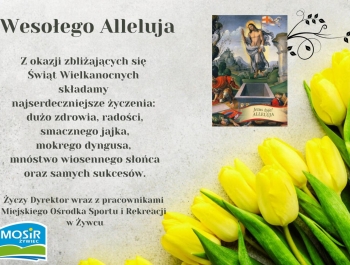 Życzenia wielkanocne od MOSIR Żywiec - zdjęcie1