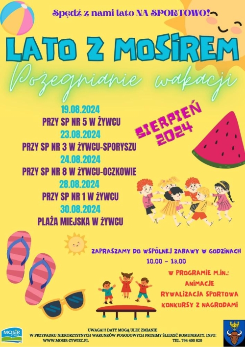 Lato z MOSIREM  Pożegnanie wakacji