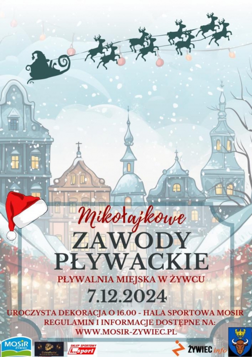 MIKOŁAJKOWE ZAWODY PŁYWACKIE ZAPISY