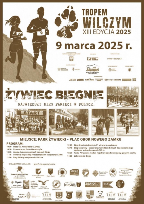 Tropem Wilczym. Bieg Pamięci Żołnierzy Wyklętych w Żywcu