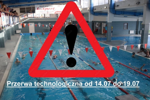 Przerwa technologiczna Pływalni Miejskiej w Żywcu.