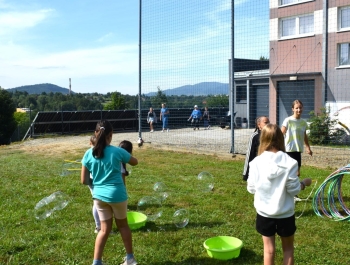 Pożegnanie wakacji przy SP3 oraz SP6. - zdjęcie 76