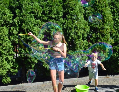 Pożegnanie wakacji wraz z uczniami SP1.