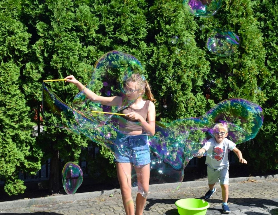 Pożegnanie wakacji wraz z uczniami SP1.