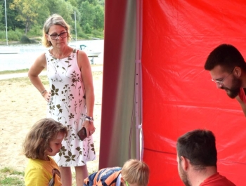 Pożegnanie wakacji na plaży nad Jeziorem Żywieckim 29.08.2025. - zdjęcie 29