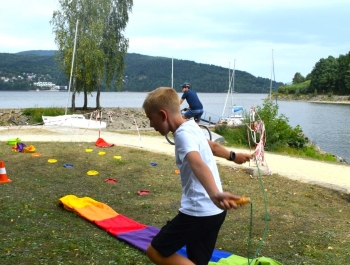 Pożegnanie wakacji na plaży nad Jeziorem Żywieckim 29.08.2025. - zdjęcie 21