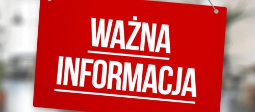 WAŻNA INFORMACJA DLA KLIENTÓW PŁYWALNI MIEJSKIEJ W ŻYWCU