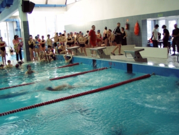 Wyniki drużynowych zawodów plywackich szkół podstawowych w Żywcu. - zdjęcie1