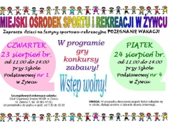 Pożegnanie wakacji z MOSiR-em - zdjęcie2