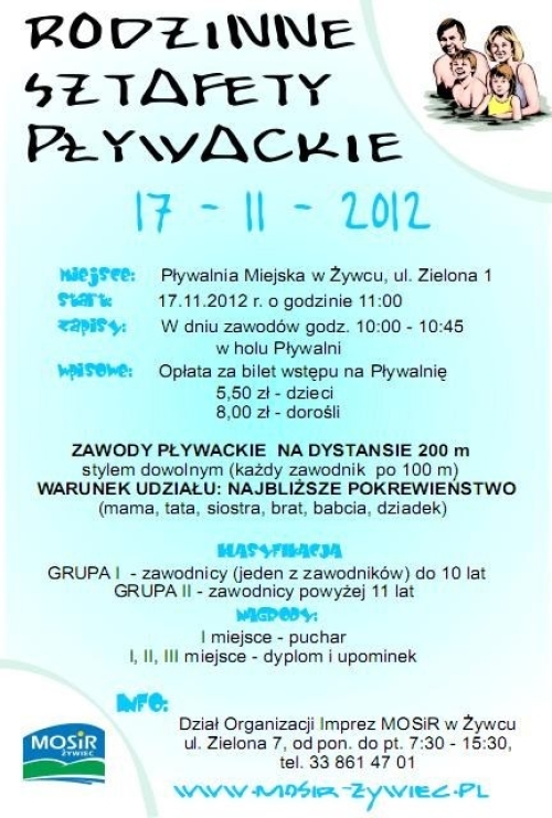 Rodzinne Sztafety Pływackie