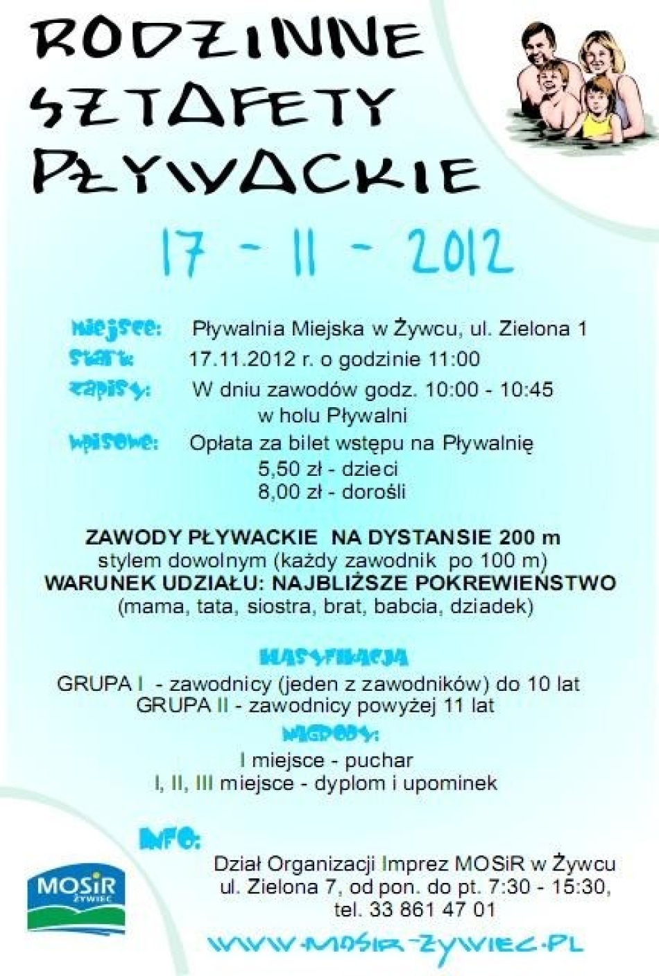 Rodzinne Sztafety Pływackie