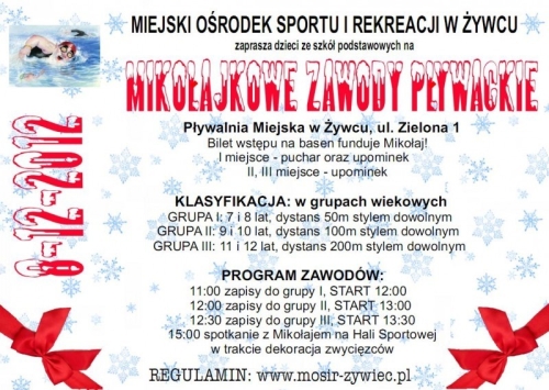 Mikołajkowe Zawody Pływackie