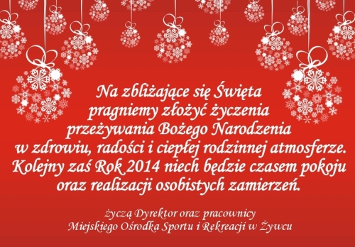 Życzenia świąteczne