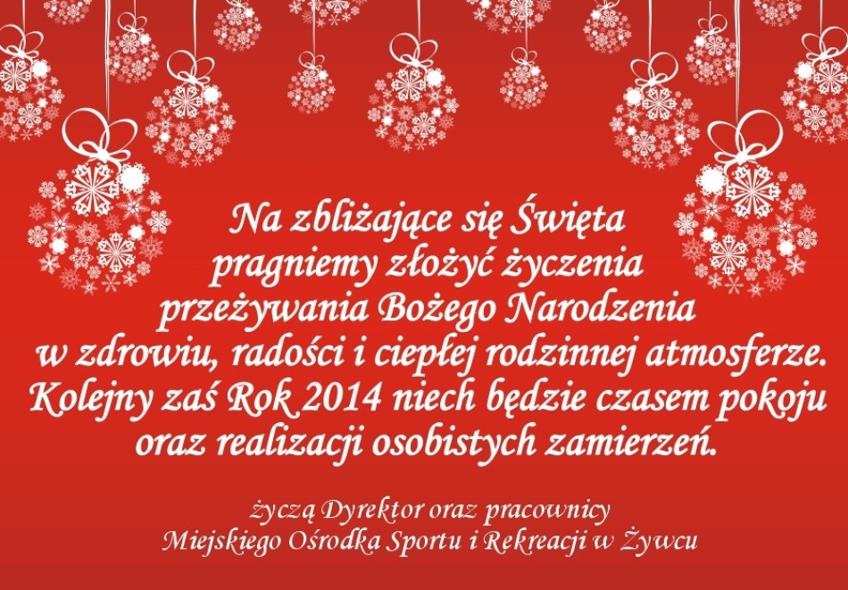 Życzenia świąteczne