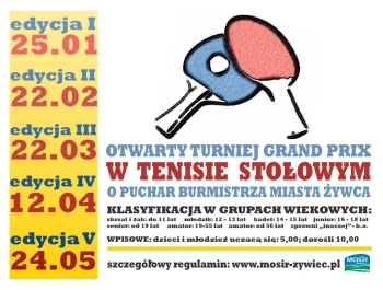 Grand Prix w Tenisie Stołowym - zdjęcie1