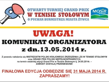 UWAGA KOMUNIKAT ORGANIZATORA! - zdjęcie1
