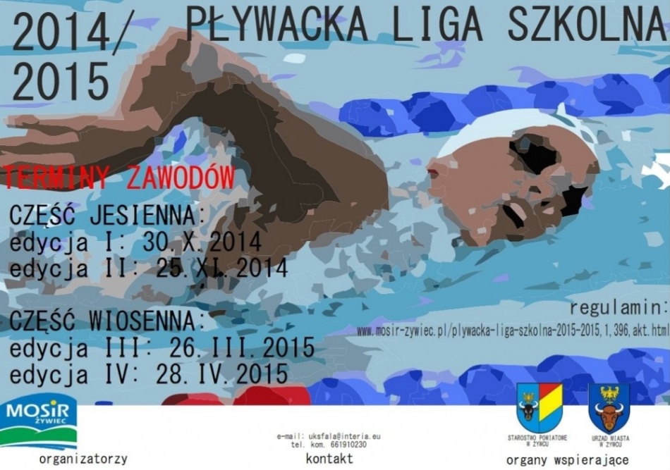 PŁYWACKA LIGA SZKOLNA 2014/2015