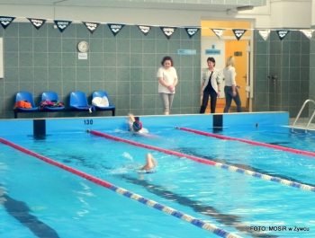6.XII MIKOŁAJ NAGRADZAŁ ZWYCIĘZCÓW MIKOŁAJOWYCH ZAWODÓW PŁYWACKICH DLA UCZESTNIKÓW SZKÓŁKI MOSiR W ŻYWCU - zdjęcie55