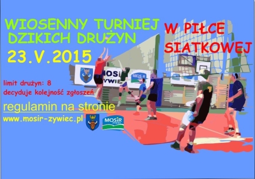 WIOSENNY TURNIEJ DZIKICH DRUŻYN W PIŁCE SIATKOWEJ