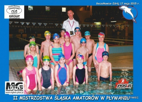 Szkółka pływacka MOSiR-u na Mistrzostwach Śląska Amatorów