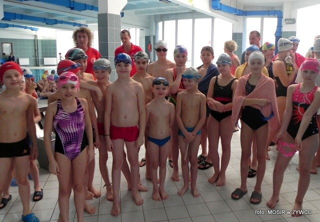 WYNIKI ZAWODY PŁYWACKIE-Ferie z MOSiR-em 2016