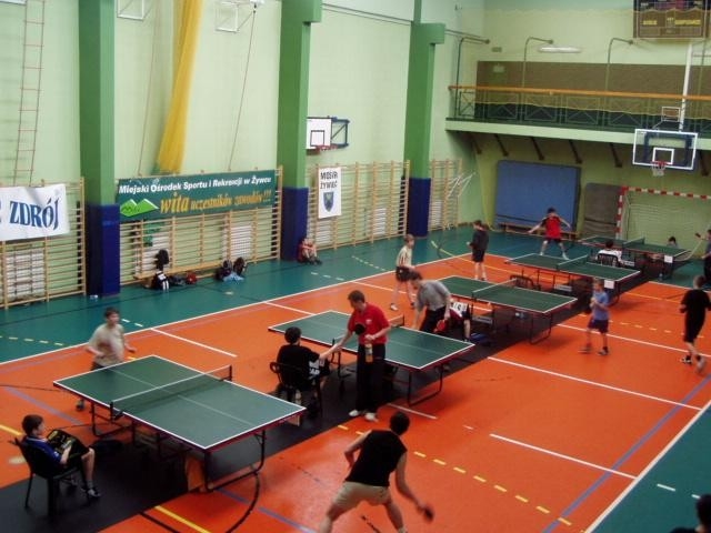 OTWARTY TURNIEJ GRAND PRIX w TENISIE STOŁOWYM o PUCHAR BURMISTRZA ŻYWCA