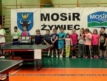 ROZSTRZYGNIĘCIE TURNIEJU GRAND PRIX W TENISIE STOŁOWYM O PUCHAR BURMISTRZA MIASTA ŻYWCA - zdjęcie26