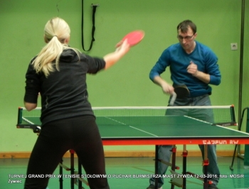 ROZSTRZYGNIĘCIE TURNIEJU GRAND PRIX W TENISIE STOŁOWYM O PUCHAR BURMISTRZA MIASTA ŻYWCA - zdjęcie23