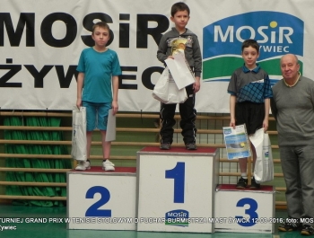 ROZSTRZYGNIĘCIE TURNIEJU GRAND PRIX W TENISIE STOŁOWYM O PUCHAR BURMISTRZA MIASTA ŻYWCA - zdjęcie19