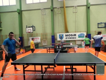 ROZSTRZYGNIĘCIE TURNIEJU GRAND PRIX W TENISIE STOŁOWYM O PUCHAR BURMISTRZA MIASTA ŻYWCA - zdjęcie16