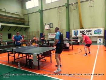 ROZSTRZYGNIĘCIE TURNIEJU GRAND PRIX W TENISIE STOŁOWYM O PUCHAR BURMISTRZA MIASTA ŻYWCA - zdjęcie15