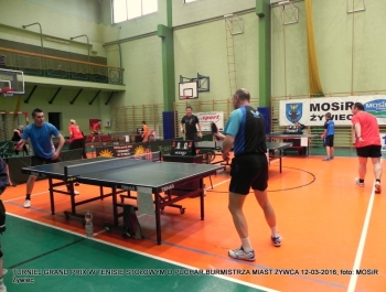 ROZSTRZYGNIĘCIE TURNIEJU GRAND PRIX W TENISIE STOŁOWYM O PUCHAR BURMISTRZA MIASTA ŻYWCA - zdjęcie14