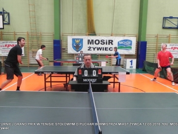 ROZSTRZYGNIĘCIE TURNIEJU GRAND PRIX W TENISIE STOŁOWYM O PUCHAR BURMISTRZA MIASTA ŻYWCA - zdjęcie9