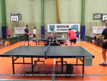 ROZSTRZYGNIĘCIE TURNIEJU GRAND PRIX W TENISIE STOŁOWYM O PUCHAR BURMISTRZA MIASTA ŻYWCA - zdjęcie8