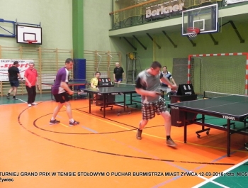 ROZSTRZYGNIĘCIE TURNIEJU GRAND PRIX W TENISIE STOŁOWYM O PUCHAR BURMISTRZA MIASTA ŻYWCA - zdjęcie7