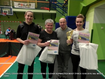 ROZSTRZYGNIĘCIE TURNIEJU GRAND PRIX W TENISIE STOŁOWYM O PUCHAR BURMISTRZA MIASTA ŻYWCA - zdjęcie5