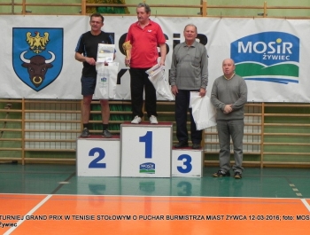 ROZSTRZYGNIĘCIE TURNIEJU GRAND PRIX W TENISIE STOŁOWYM O PUCHAR BURMISTRZA MIASTA ŻYWCA - zdjęcie2