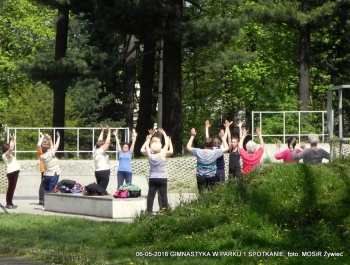 GIMNASTYKA W PARKU - 1 ZAJĘCIA ZA NAMI! - zdjęcie1