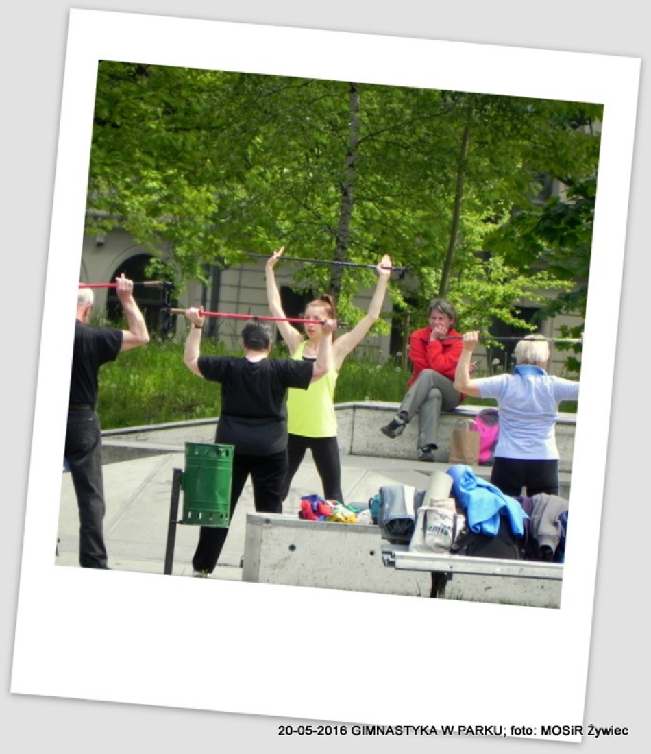GIMNASTYKA W PARKU! MAJOWE SŁOŃCE