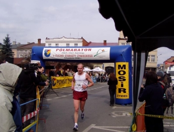 IX półmaraton &#8222;O puchar Starosty Żywieckiego&#8221; - 6 kwiecień 2008 rok - zdjęcie 2