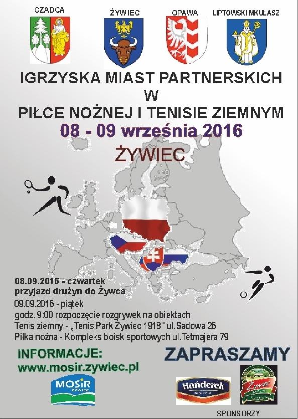 IGRZYSKA MIAST PARTNERSKICH - ŻYWIEC 2016